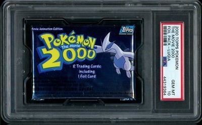 PSA 10 COMPLETE ART SET (3) Topps Pokemon The Movie 2000 Booster