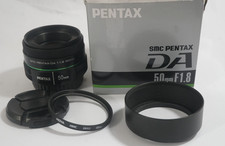 Pentax SMC f/1,8 DA 50 mm - nero ottimo in confezione originale