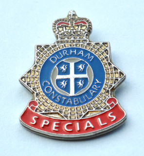 DURHAM CONSTABULARY SPECIALS Enamel Tie/Lapel Pin Badge