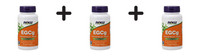 3 X Now Foods Egcg Green Tea Extract 400Mg (90 Vcaps) (184,70 Eur/Kg)