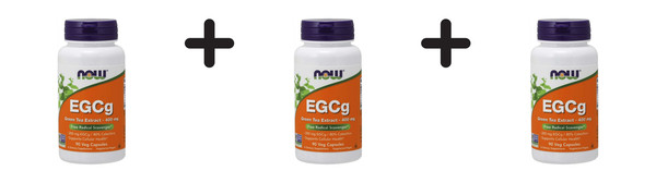 3 X Now Foods Egcg Green Tea Extract 400Mg (90 Vcaps) (184,70 Eur/Kg)-image