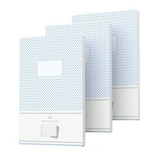 College Ruled A6/A5/A4 Notebook Journal   64 Pages Each, Pack of 3, Soft Cover