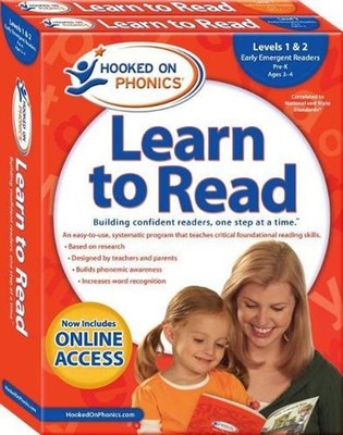 Hooked on Phonics Learn to Read - Levels 1&2 Complete: Early Emergent Readers (P