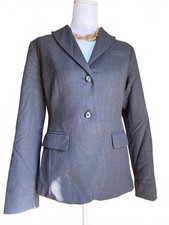 Pendleton Grey Virgin Wool Blazer 4