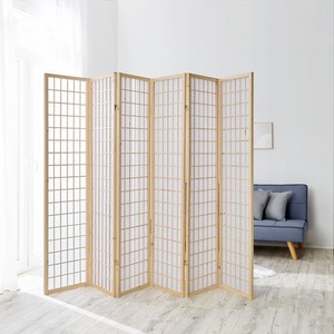 Raumteiler Trennwand Holz Paravent Sichtschutz Spanische Wand 6 fach Homestyle4u
