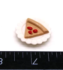 Barbie Pizza Plate Part Doll Mini Miniature Pie Food Kitchen Dream Shop