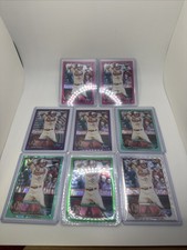 LOT (8) Topps Chrome Mike Trout Blue Wave Green Teal Purple Refractor HOF 🌈🌈