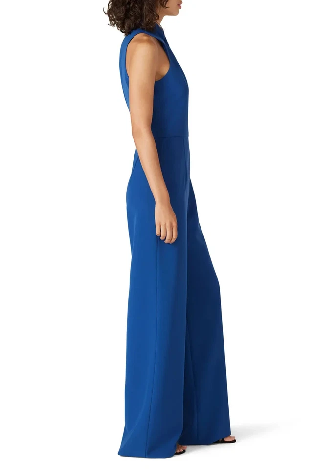 Mono Halter Negro Halo Zana Pierna Ancha Joya Azul Talla 0 Foto 3 de 4