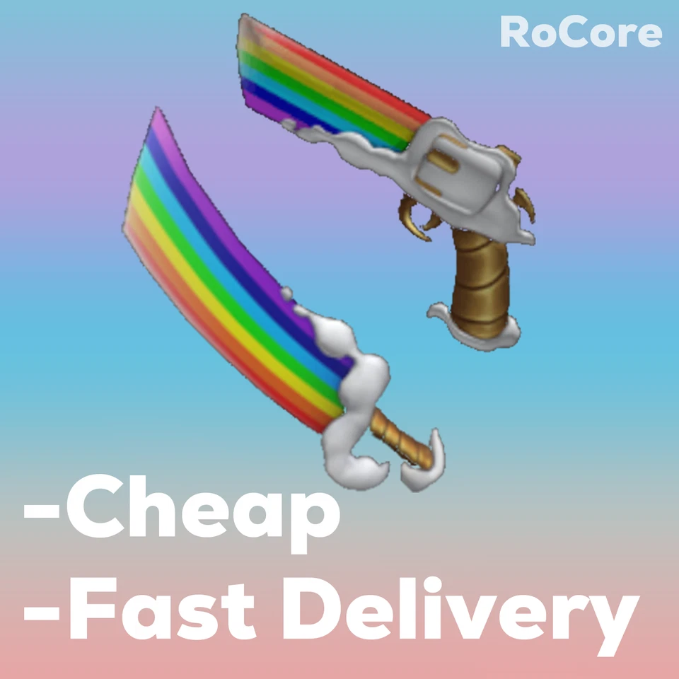 ROBLOX Murder Mystery 2 (MM2) Rainbow Set