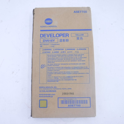 Genuine Konica Minolta Yellow Developer DV616Y A5E7700 For Buzhub Press C1100