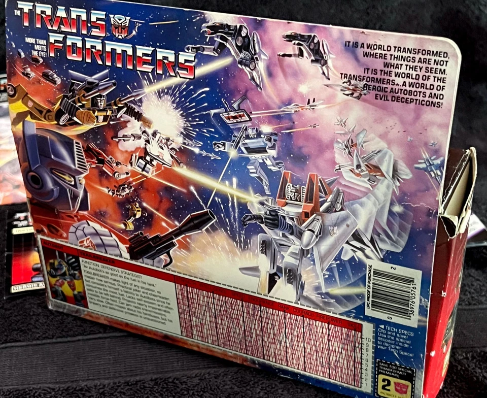 G1 1984 TRAILBREAKER • 100% COMPLETE • PRE RUB w/BOX • VINTAGE G1 TRANSFORMERS - Image 4 of 4