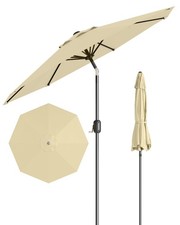 GarveeLife 10 ft Outdoor Patio Umbrella,Table Market Umbrella with Push Button