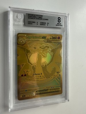 Mega Charizard X ex 130/094 Me02: Phantasmal Flames Holo