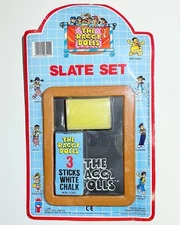The Raggy Dolls Slate Set Chalk Board With Chalks 1989 Vintage New Sealed Rare