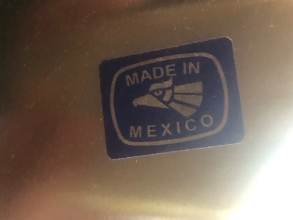 Pedestal Espejo Martillado Talavera Azulejo Mexicano Perforado Floral Foto 3 de 4