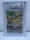 Pokémon Pikachu Illustration Rare Card 173/165 Scarlet & Violet 151 BGS 9 Mint