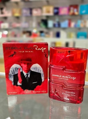 DIABLE BLEU ROUGE POUR HOMME  CREATION LAMIS 3.3 OZ 100 ML EAU DE TOILETTE SPRAY