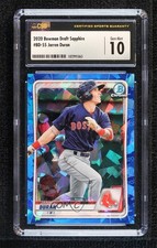 2020 Bowman Chrome Draft Sapphire Edition Jarren Duran CSG 10 Gem Mint 0rd2
