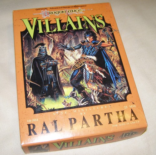 Ral Partha Dragonlance Villains miniatures BOX with Lord Soth figure D&D pewter