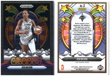 2025 Panini Prizm WNBA #1 A'ja Wilson Groovy