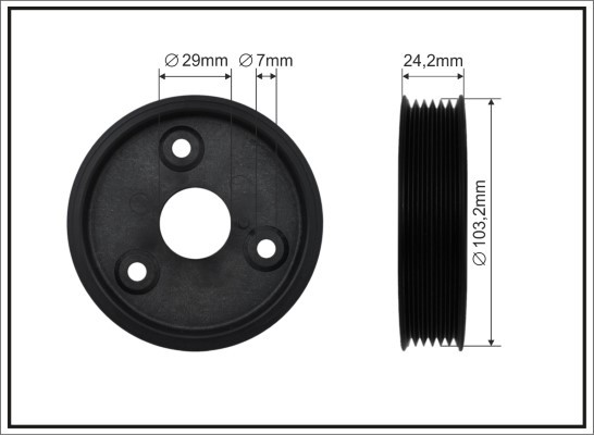 2x ✅Fits CAFFARO ROLKI NAPINACZY 500322 PULLEY   ⭐UK Seller⭐