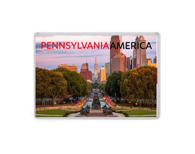 Pennsylvania Kühlschrankmagnet Amerika USA - Jumbo - Urlaub Souvenir Reise Tourist