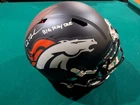 Dre Greenlaw Signed Denver Broncos FS Replica Helmet with Inscription