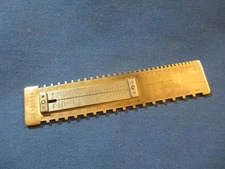 Watchmaker Estate Vintage VIGOR BRASS & SEEL Mainspring Gage MADE in the USA