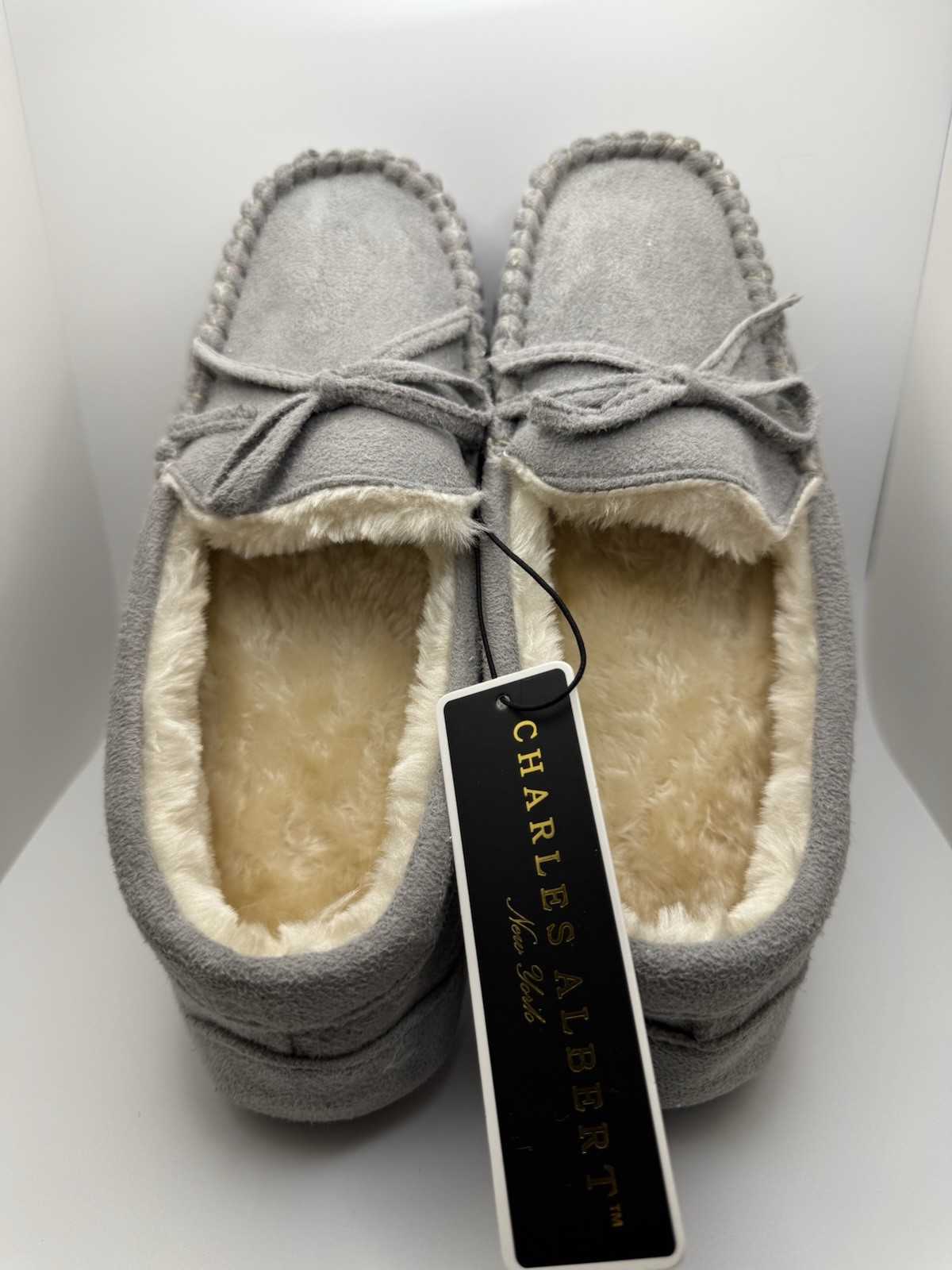 SAOLA Scarpe mocassino uomo slip on calde camera da letto foderate pelliccia sintetica suola rigida ciabatte 9M