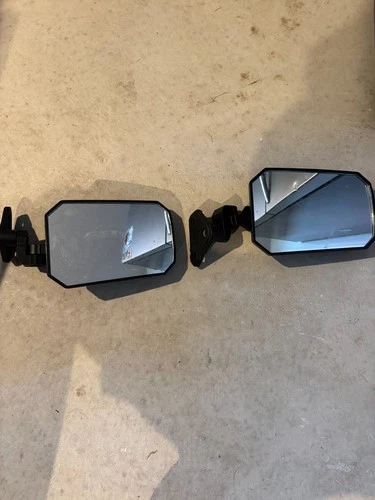 Jeep Wrangler Side Mirrors Set of 2 Black