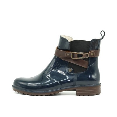 Rieker Damen Y3402-14 Stiefeletten Blau Synthetik Chelsea Boots EU 40