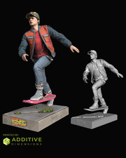 Marty McFly by Kuton FAN ART 1:6 Statue Resin 3D Printed DIY Model Kit