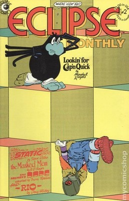 Eclipse Monthly #2 VG 1983 Stock Image Low Grade
