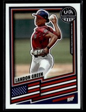 2026 Panini Stars & Stripes Prizm USA Baseball #51 Landon Green card