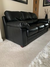 leather three piece suite