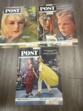 Saturday evening post September 7, September 14, September 21, 1963 very good co