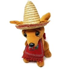 Pancho Musical Chihuahua, PBC, Singing Feliz Navidad, Christmas, 10-12"