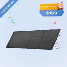 EcoFlow 220W NextGen Solar Panel Kit Waterproof IP68 for Outdoor RVs Refurbished