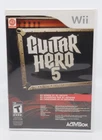 Guitar Hero 5 Nintendo Wii Game CIB Complete Used *US TARIFF PAID
