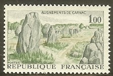 FRANCE N°1440 "ALIGNEMENT DE CARNAC" NEUF xx TTB