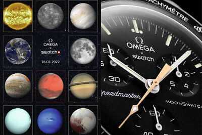 Omega X Swatch wristwatch BIOCERAMIC MOONSWATCH Collection Omega X Swatch wristwatch BIOCERAMIC MOONSWATCH Collection