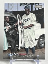 Jackie Robinson 2023 Stadium Club Baseball Card Base #243 Brooklyn Dodgers HOF
