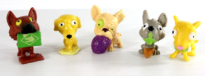Moose Toys Uggly's Pet Shop Mixed Lot of 5 Figures 1.5'' Inch Toys Dog Mouse
