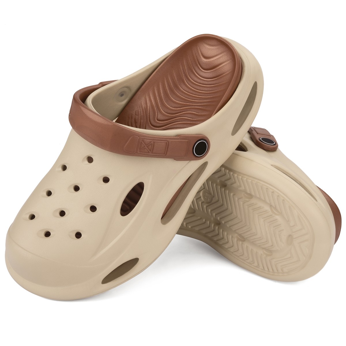 Men's Comfort Garden Clogs Arch Support Sandals with Removable