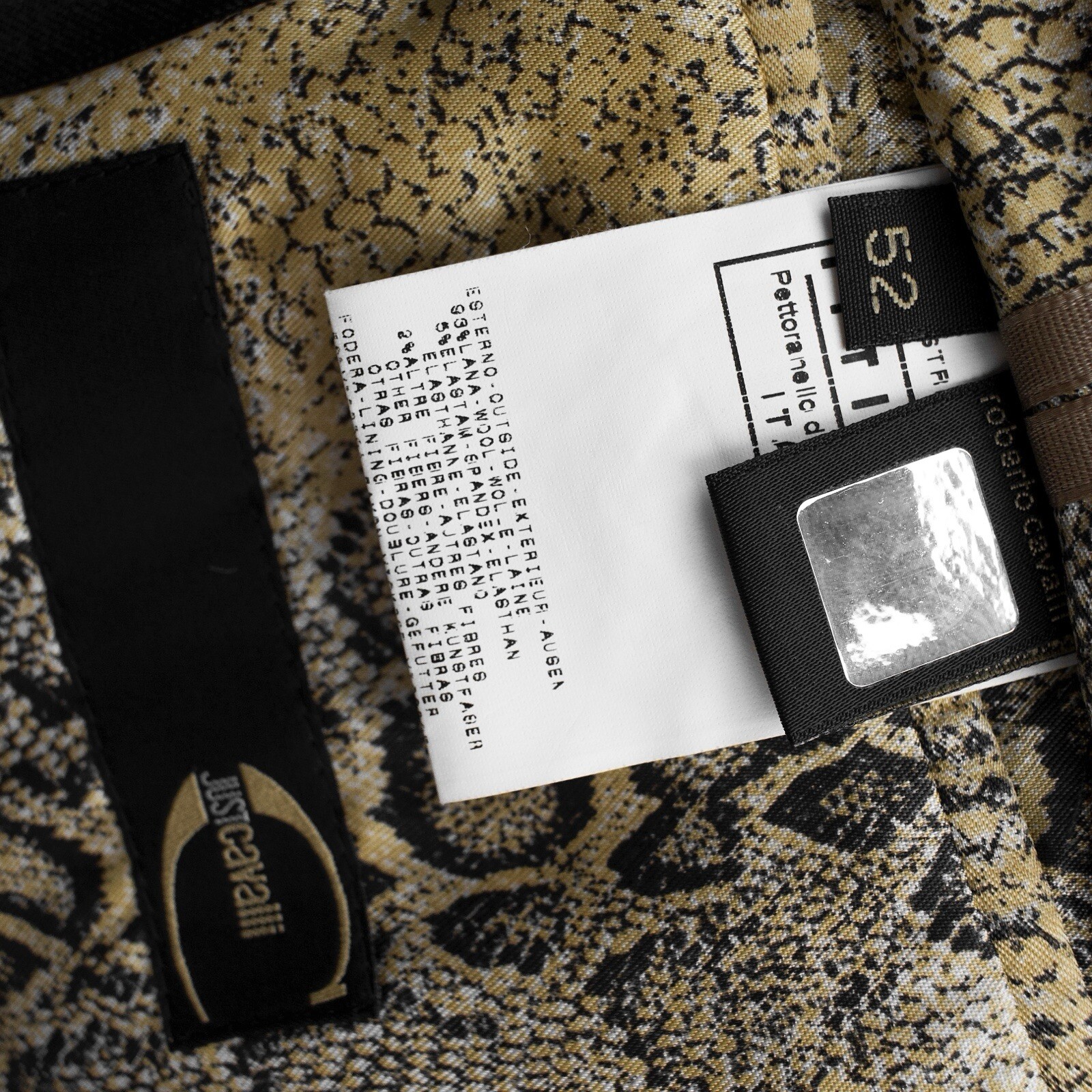 Vintage Just Cavalli Python Lining Blazer - image 8