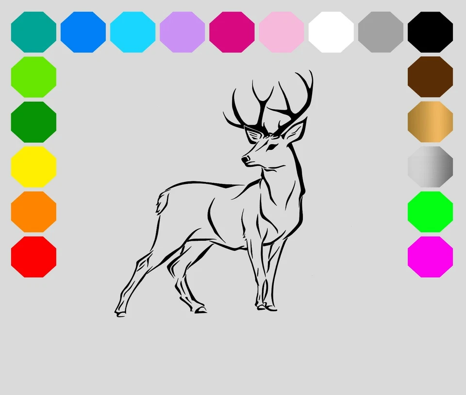 Cuernos de ciervo animal rey corona cuernos imagen para planchar telas oscuras y claras