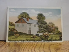 Washington's Mill Mt Vernon, Virginia Lithograph Postcard A184