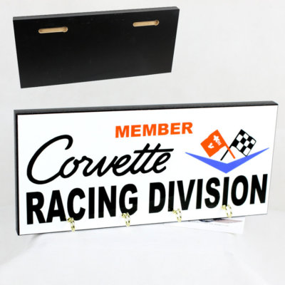 Chevrolet Corvette Racing Key Hanger Rack Schlüsselbrett Schlüsselboard Halter