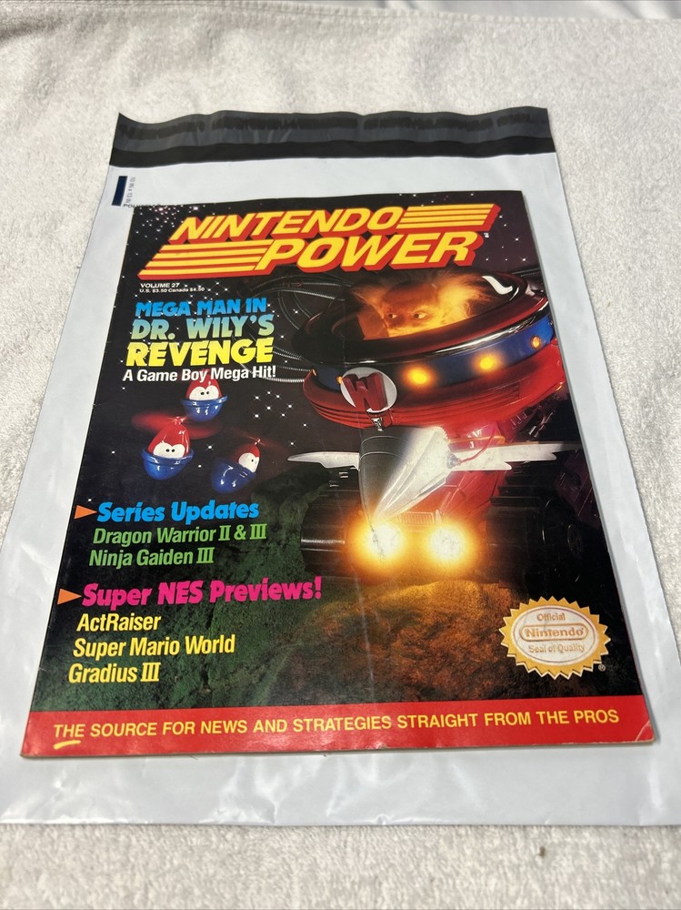 Nintendo Power Vol 27 Megaman In Dr Wily Revenge Retro Gaming Magazine