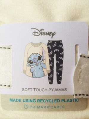 Ladies Women’s LILO Stitch DISNEY Primark Stitch Pyjamas Size XL 18-20  PJs Set UK